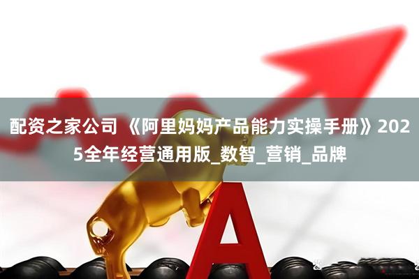配资之家公司 《阿里妈妈产品能力实操手册》2025全年经营通用版_数智_营销_品牌
